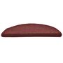 Voir la diapositive 5 : VIDAXL Tapis de marches d'escalier 15 pcs Rouge 56x17x3 cm