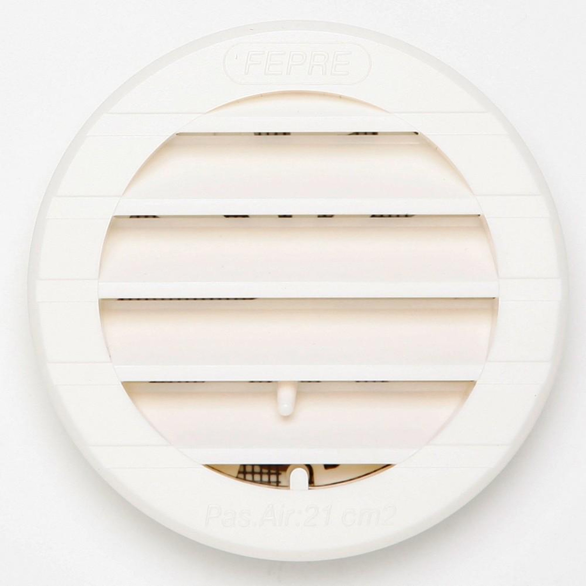 CENTRALE BRICO Grille d'aération abs naturel Diam.9.8 cm