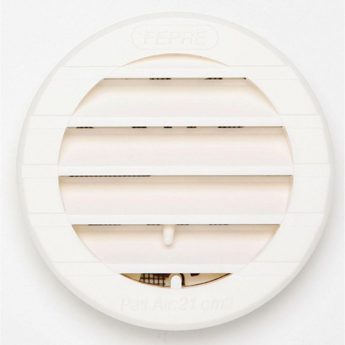 CENTRALE BRICO Grille d'aération abs naturel Diam.9.8 cm
