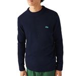 Lacoste Pull  Marine Homme Lacoste Tricot AH2341. Coloris disponibles : Bleu