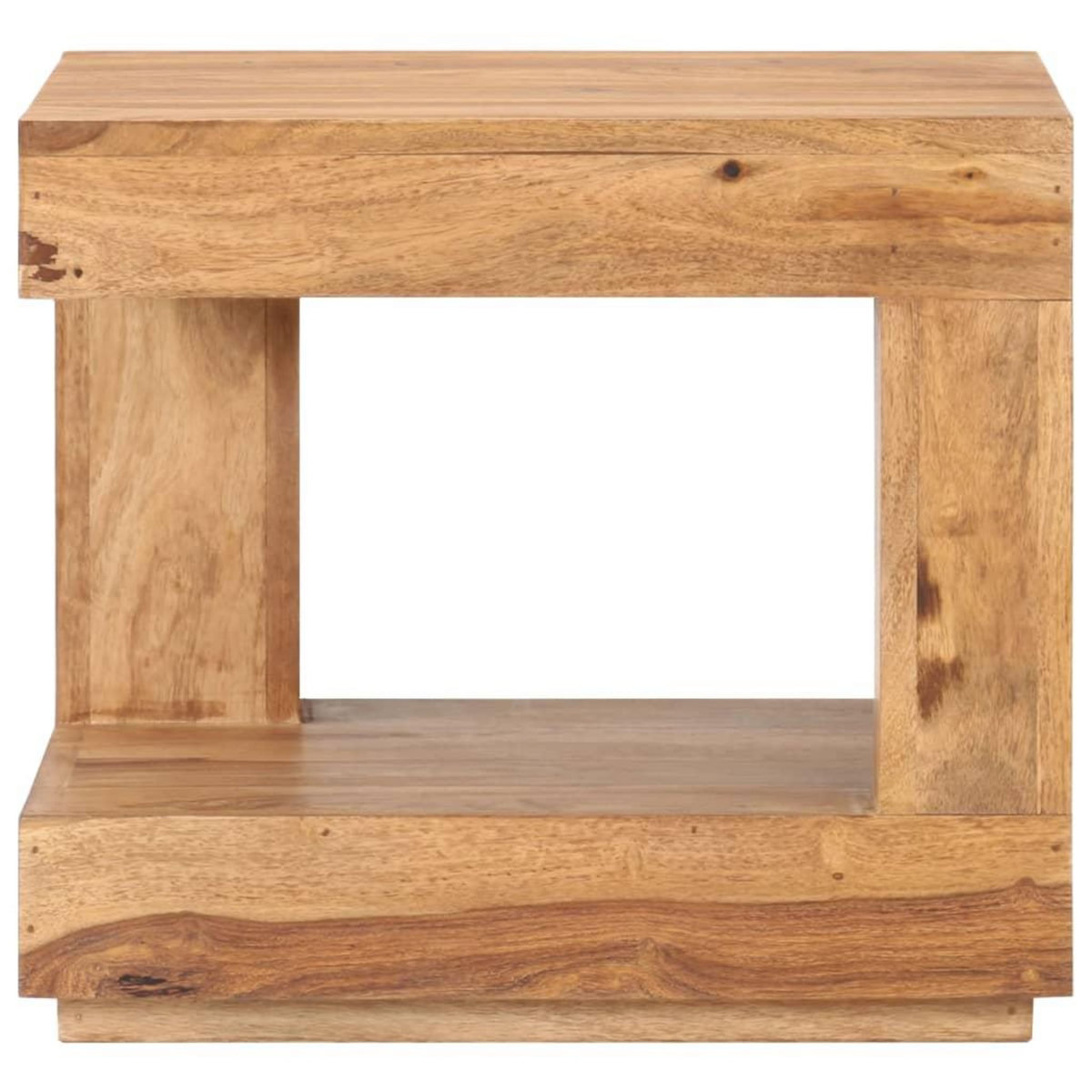 VIDAXL Table basse 45x45x40 cm Bois d'acacia massif