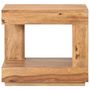 Voir la diapositive 2 : VIDAXL Table basse 45x45x40 cm Bois d'acacia massif