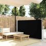 Voir la diapositive 1 : VIDAXL Auvent lateral retractable de patio 100x500 cm Noir