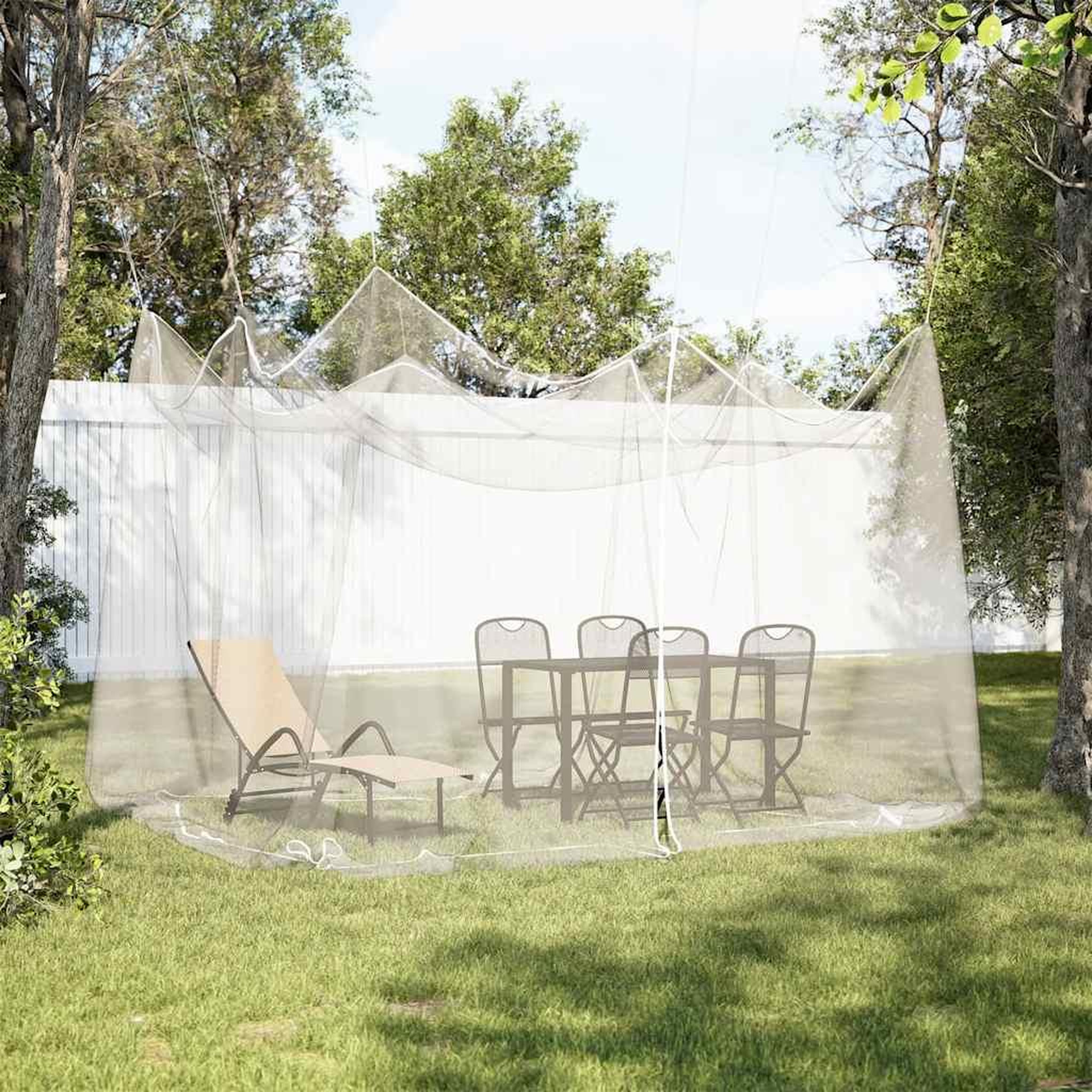 VIDAXL Moustiquaire pour interieur exterieur 156 maille 300x300x250 cm