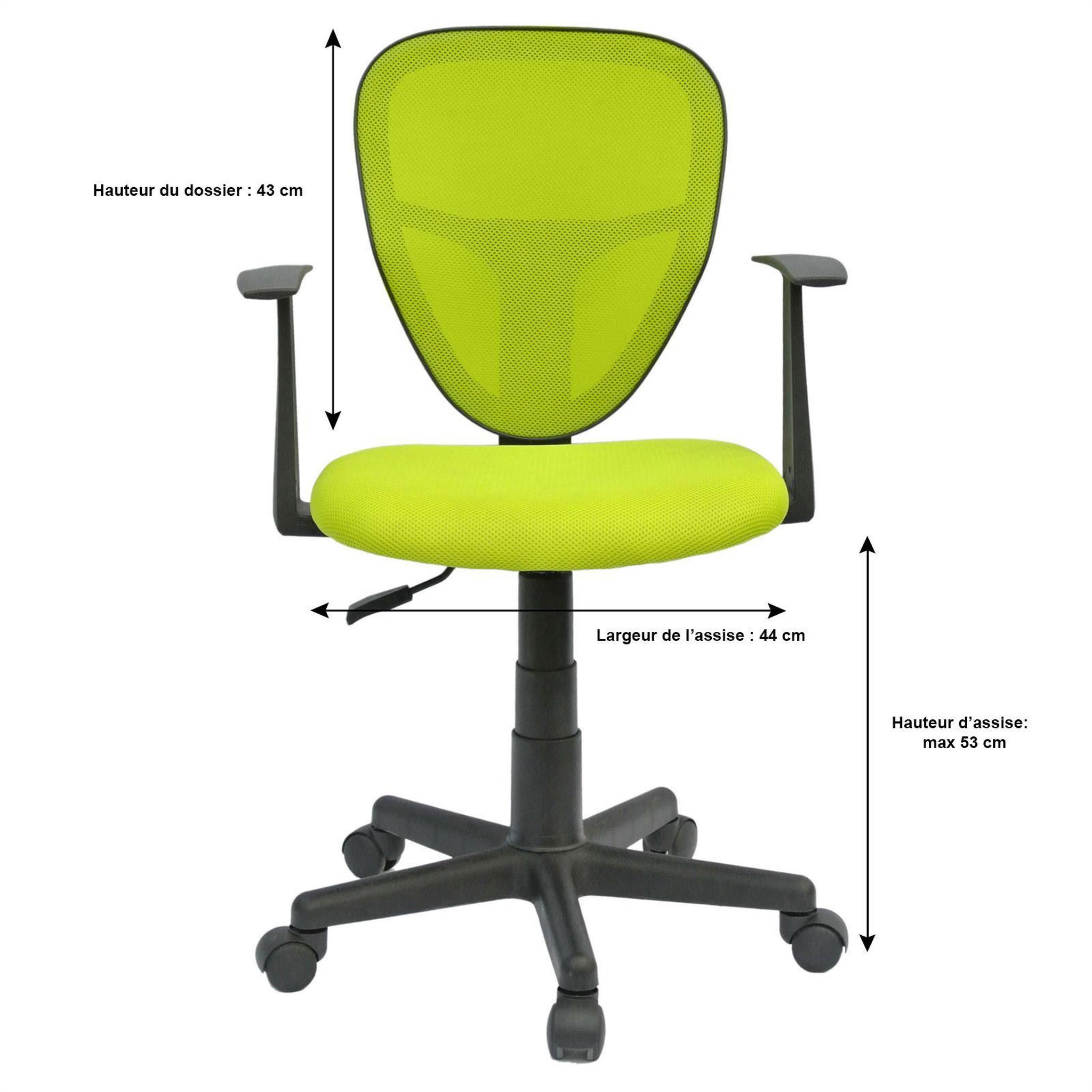 Voir la diapositive 6 : IDIMEX Chaise de bureau pour enfant STUDIO