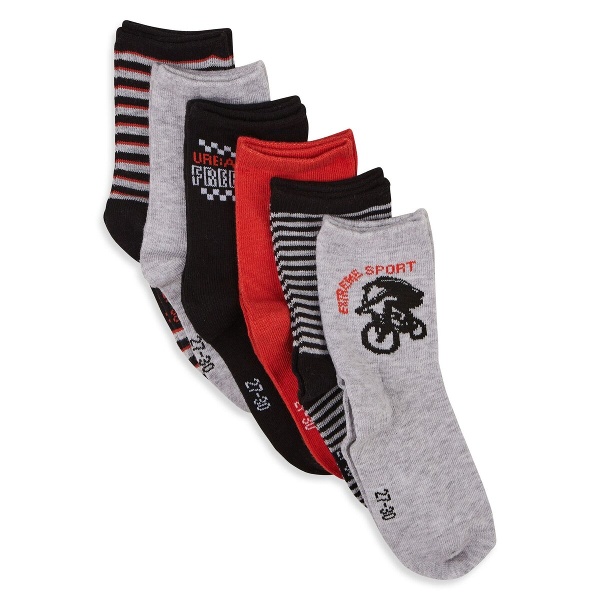 IN EXTENSO Chaussettes grises garçon pas cher 