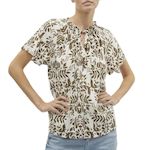 Vero Moda Blouse he/Camel Femme Vero Moda Mima. Coloris disponibles : Blanc