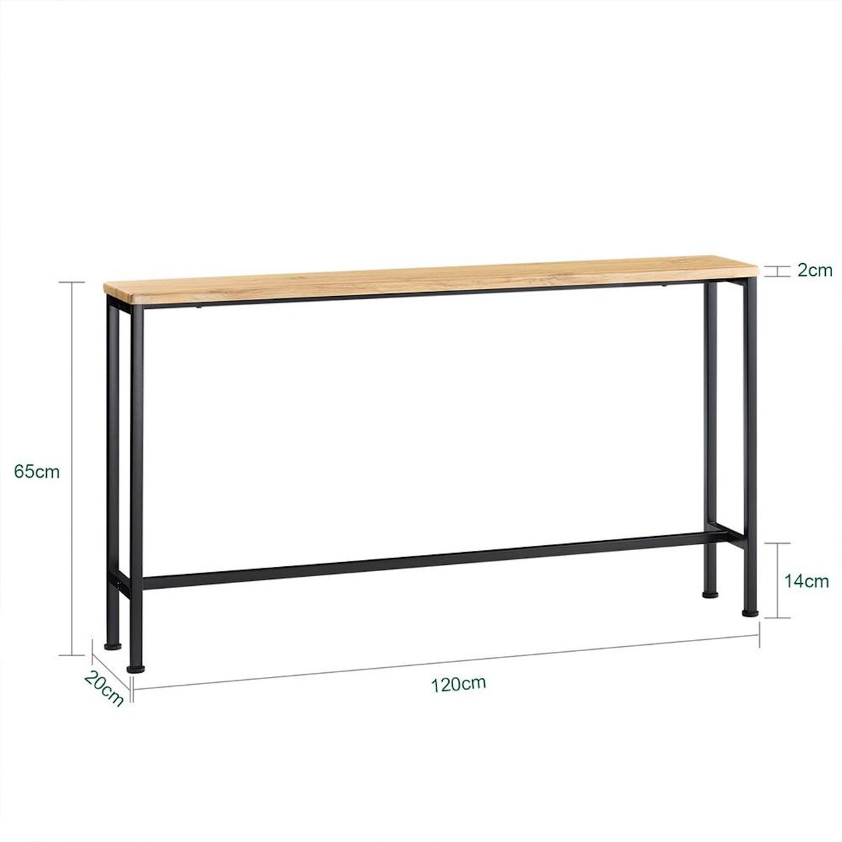 SOBUY SoBuy - Console D'entrée - 120x20x65cm - Industriel - FSB19