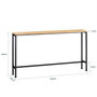 Voir la diapositive 3 : SOBUY SoBuy - Console D'entrée - 120x20x65cm - Industriel - FSB19
