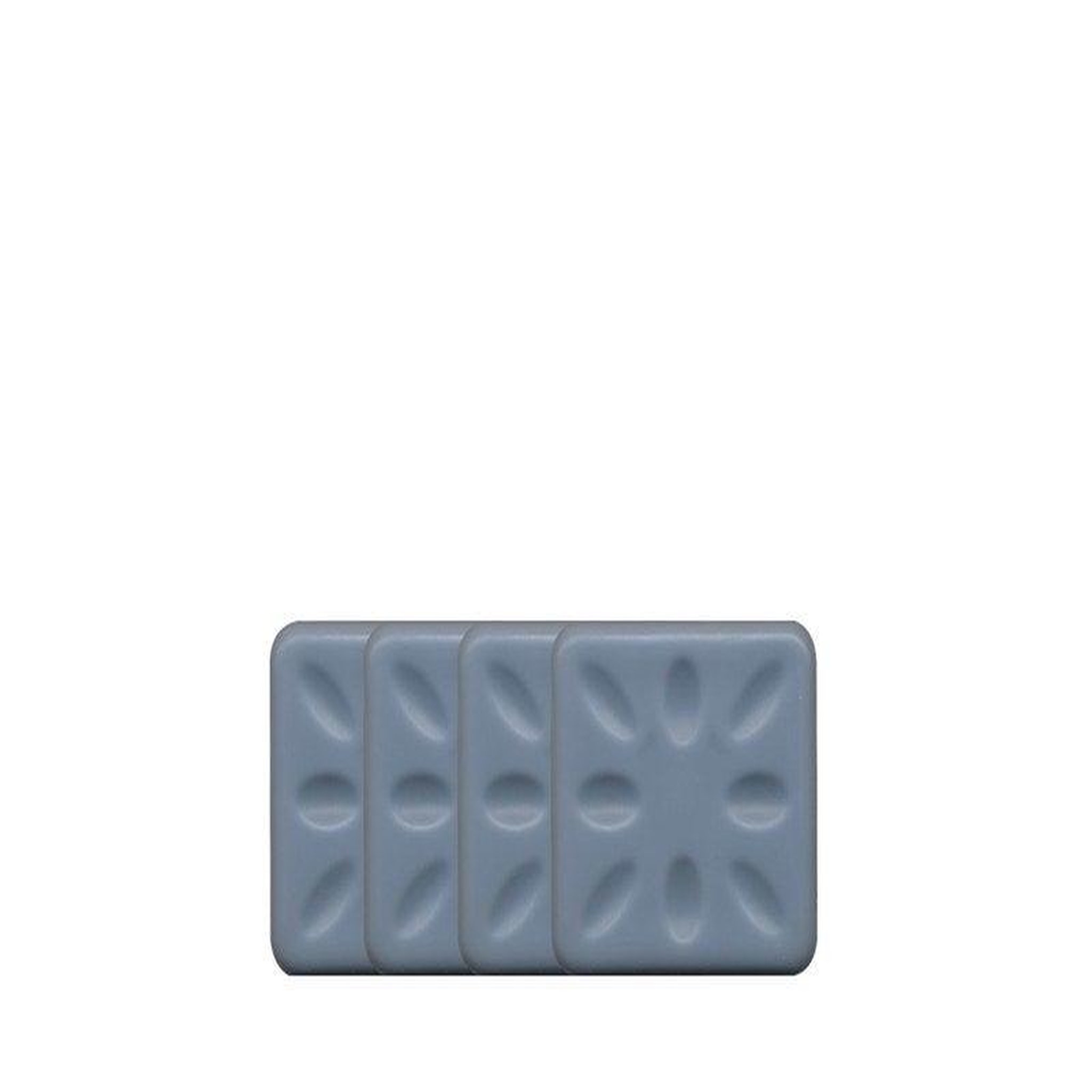 CENTRALE BRICO Lot de 4 patins adhésifs alvéolé eur, SCOTCH, 40 x 40 mm, gris