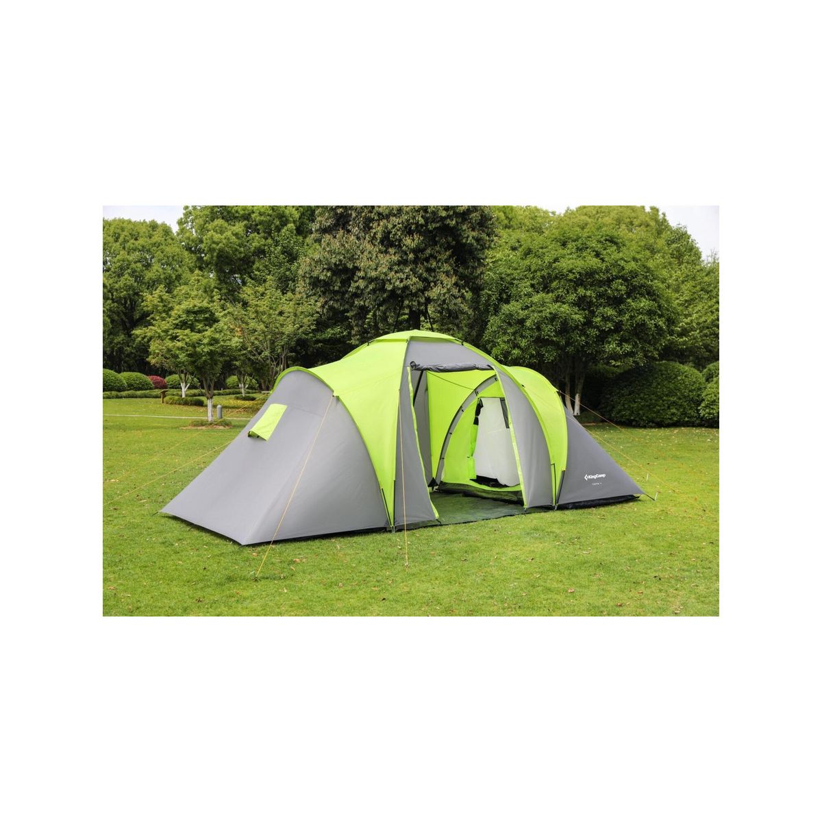 KINGCAMP Tente de camping familiale 4 places Temi - Kingcamp - Dimensions : 500 x 220 x 200 cm