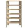 Voir la diapositive 4 : VIDAXL Etagere a chaussures chene sonoma 61x32x105cm bois d'ingenierie