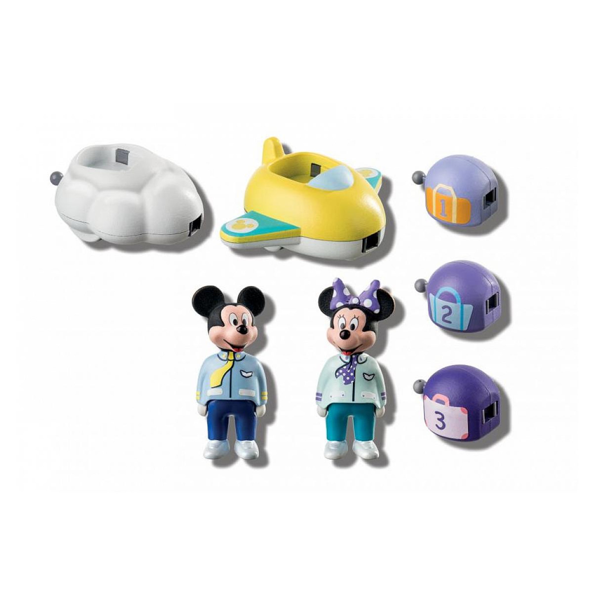 Voir la diapositive 5 : PLAYMOBIL 71320 Train des nuages de mickey et minnie