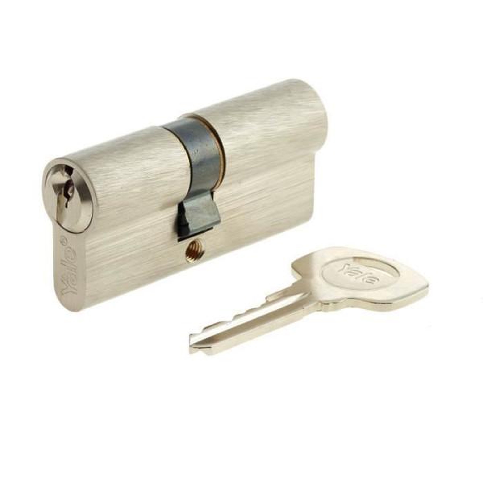 YALE Cylindre YALE série 500+ 30x30 mm nickelé - 5 goupilles - 3 clés