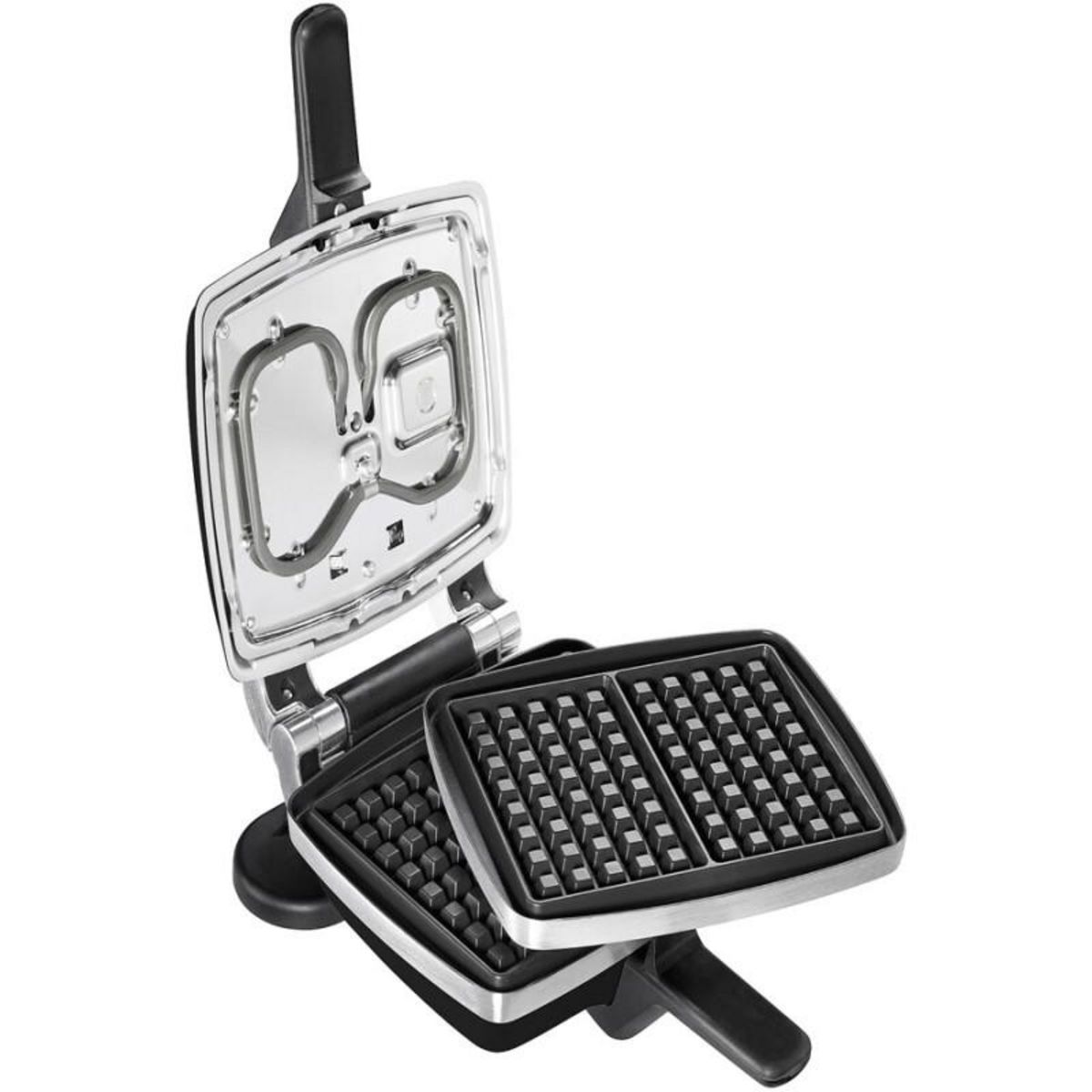 LAGRANGE Croque, gaufrier, gaufrette super 2 antiadhésif noir gaufres +GT+CM