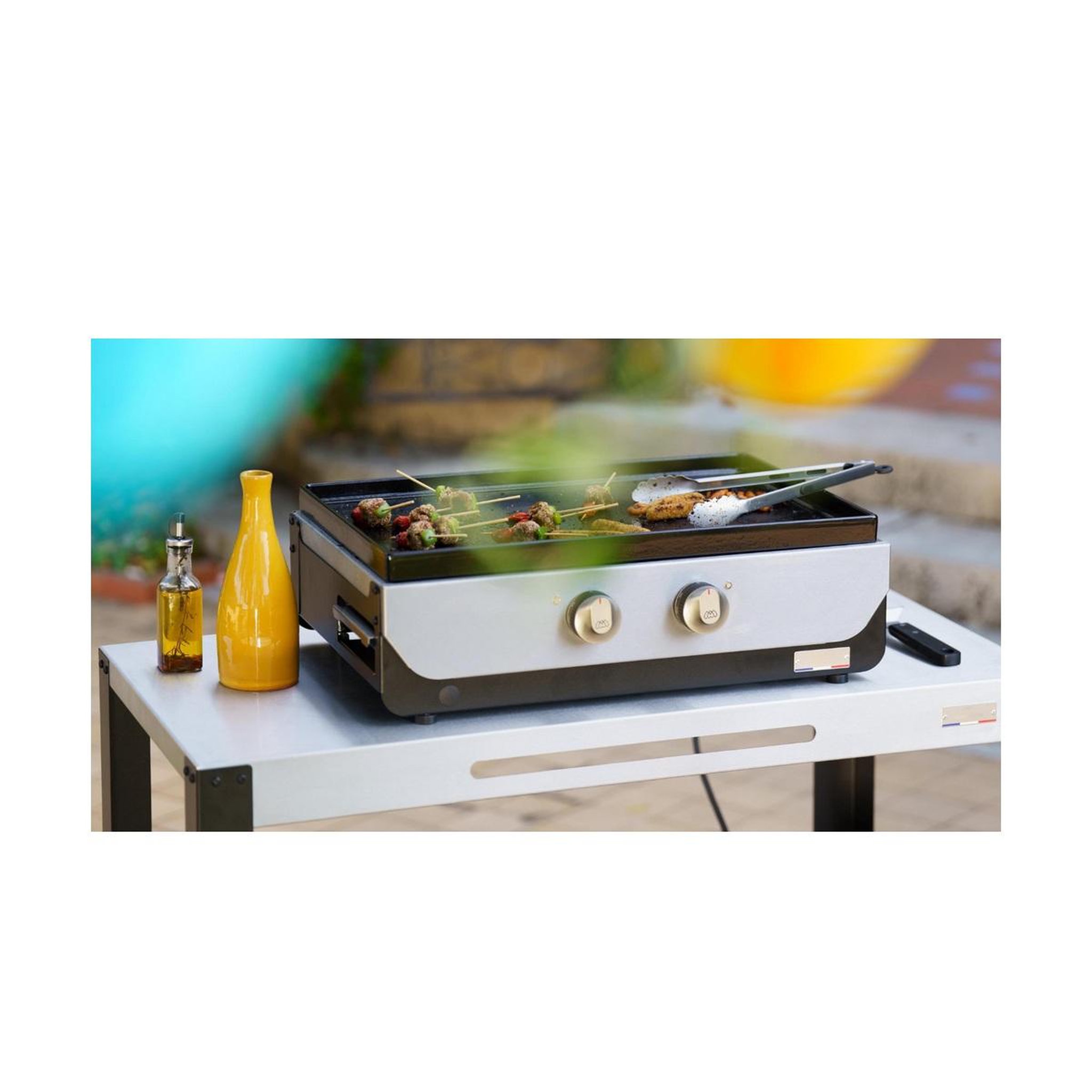 Voir la diapositive 2 : Le marquier Plancha électrique  3500w 60x40cm - ploe260dp