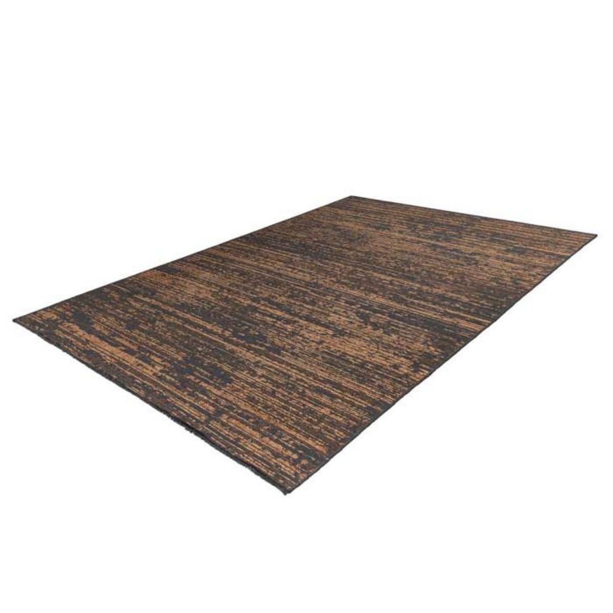Paris Prix Tapis Tissé à Poils Plats Vintage  Kalevi  Marron