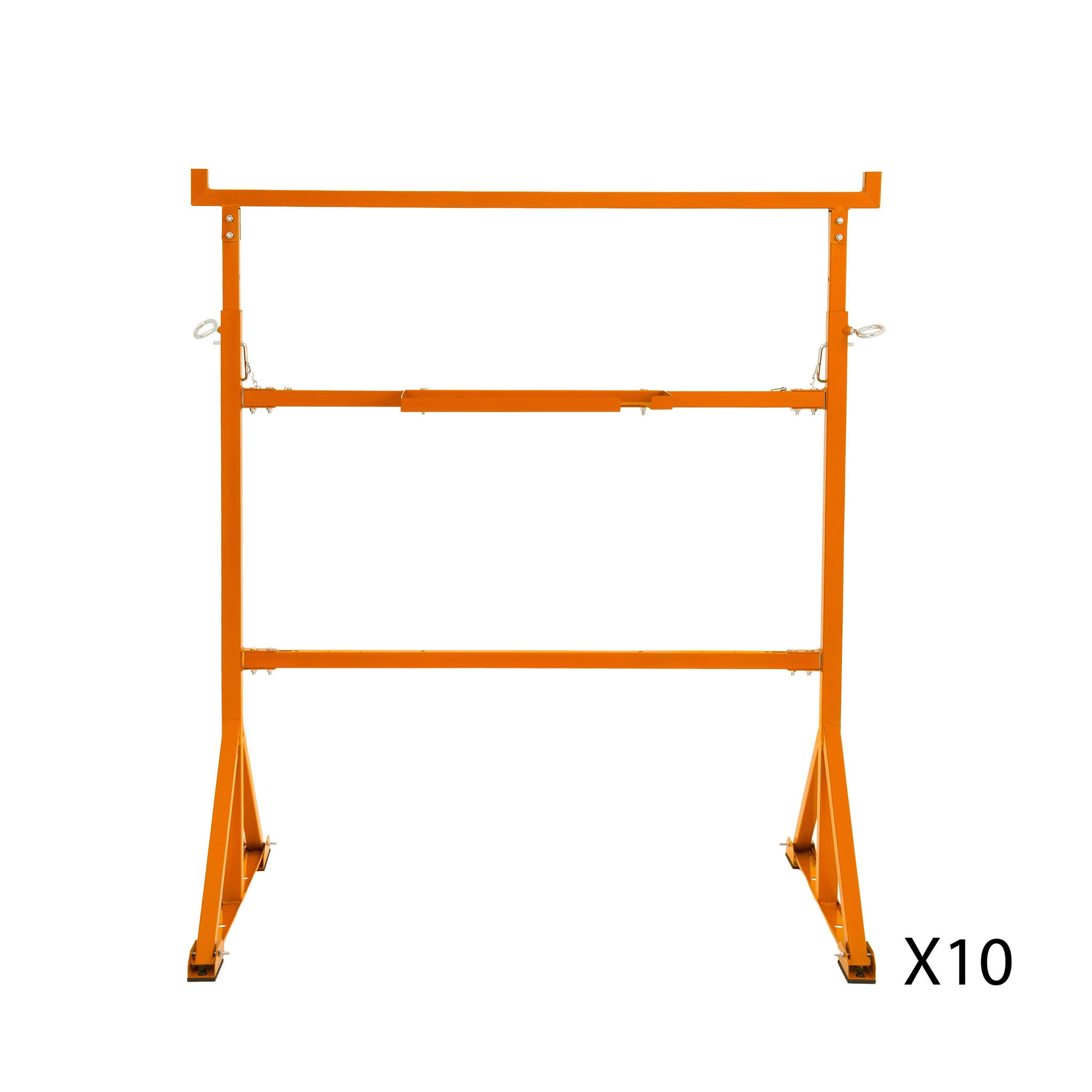 MONSTERSHOP Lot de 10 tréteaux de maçon - hauteur réglable