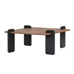 Habitat et Jardin Table basse en bois  Marais  - 90 x 90 x 35 cm - Marron clair