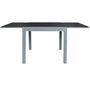 Voir la diapositive 2 : Paris Prix Table de Jardin Extensible  Haria  80-160cm Gris