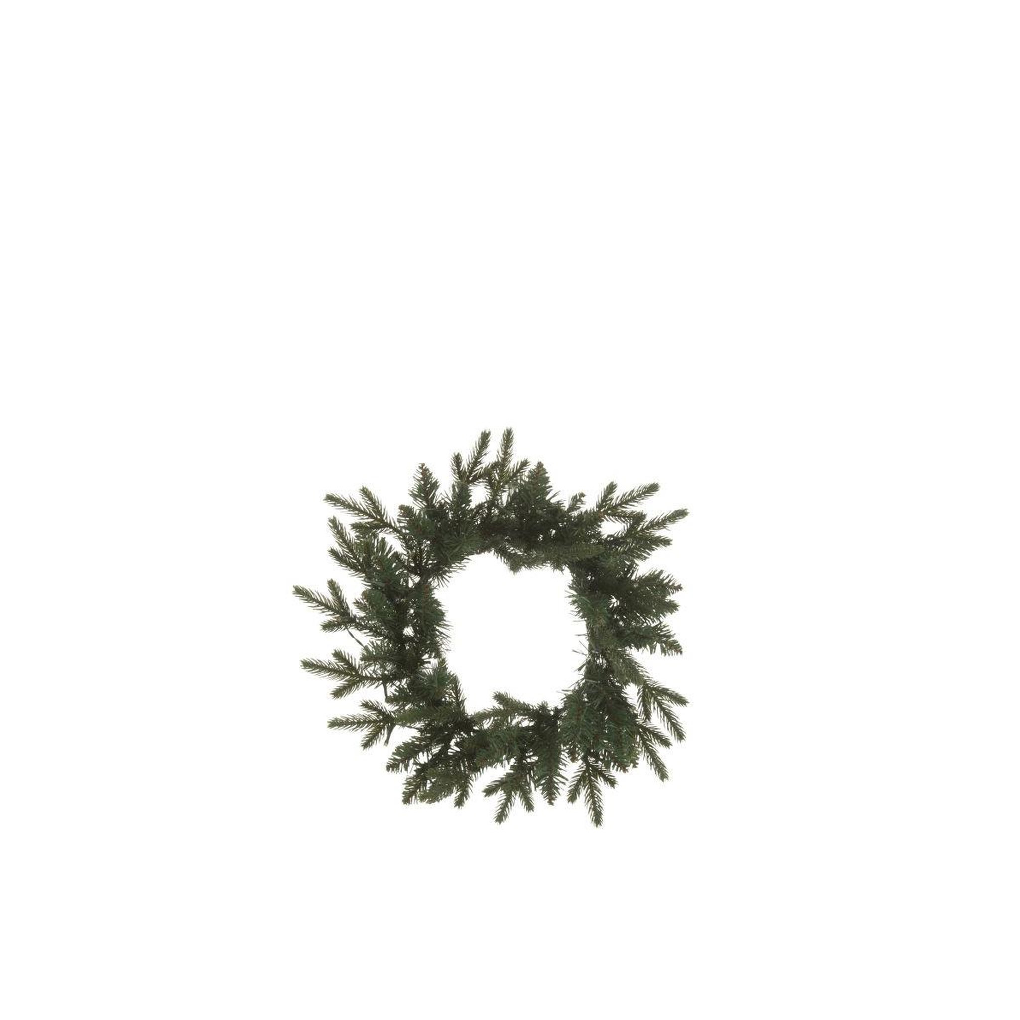 Voir la diapositive 2 : J-LINE Couronne de noël 20 led  christmas show  40cm vert