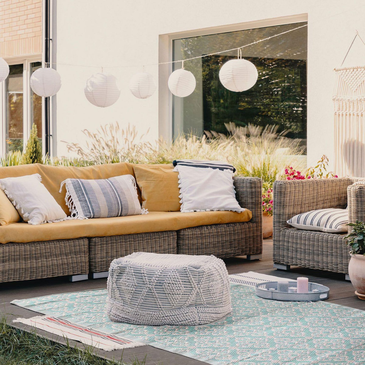 TOILINUX Tapis en polypropylène - Turquoise