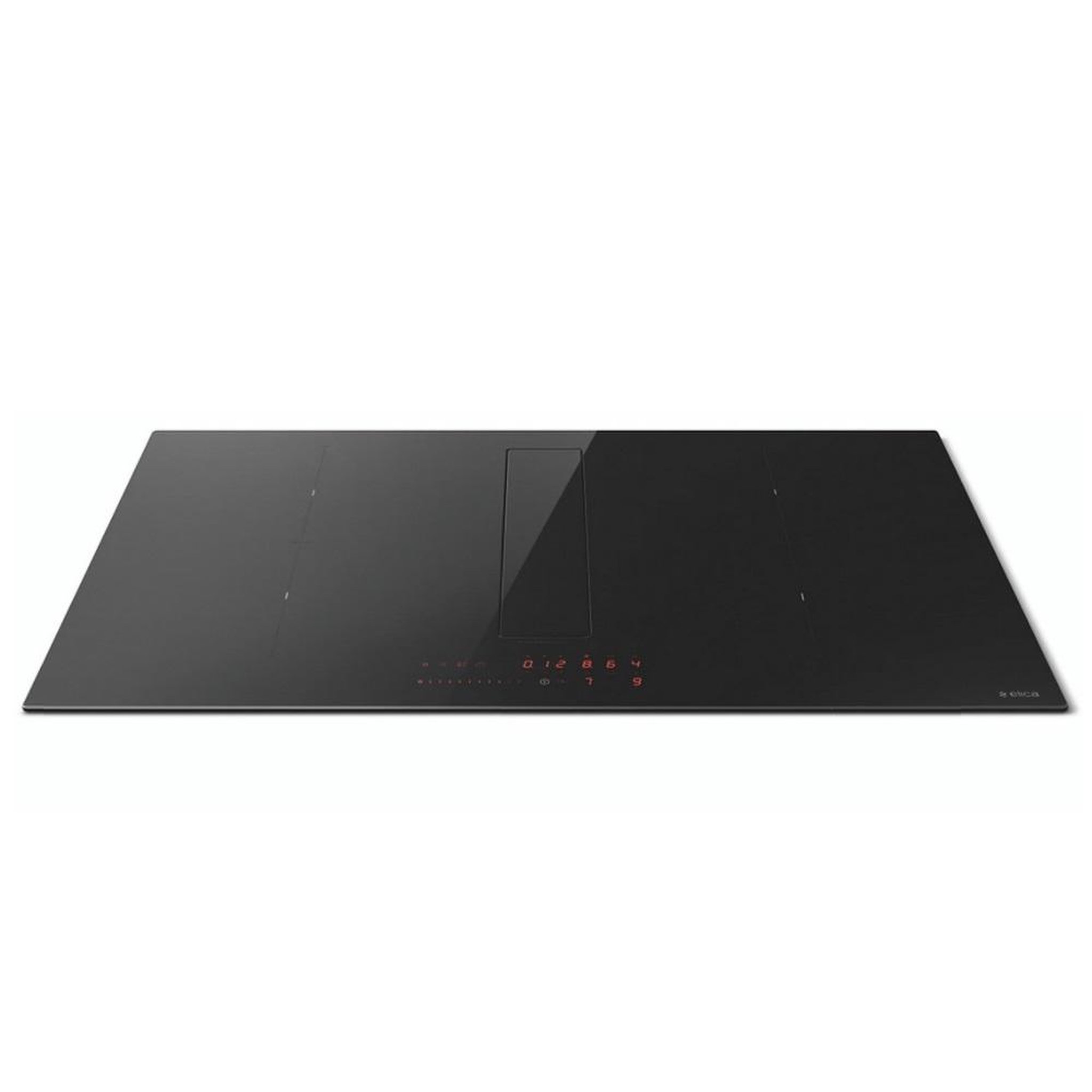 Voir la diapositive 3 : ELICA Table de cuisson aspirante induction 83cm 4 feux 7400w noir - prf0179476