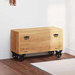 VIDAXL Armoire a chaussures 86x35x55 cm Bois de manguier solide