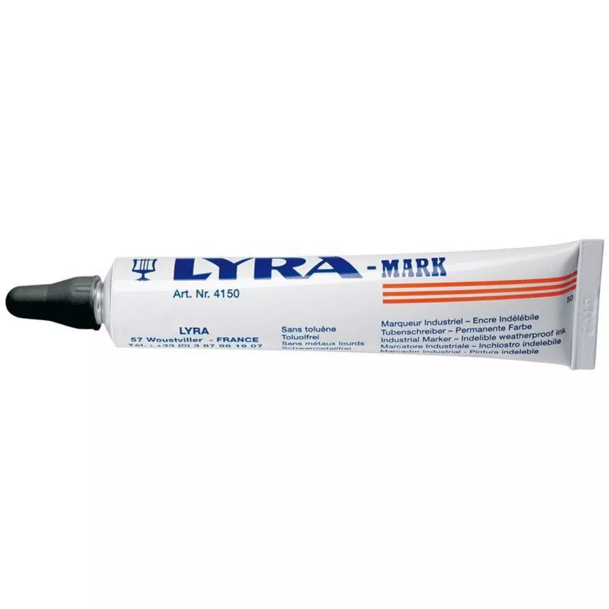 Lyra Marqueur à bille noir 50 ml