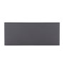 Voir la diapositive 3 : VS VENTA-STOCK Tête de lit Aura recouverte de tissu Gris Foncé 140x60 cm