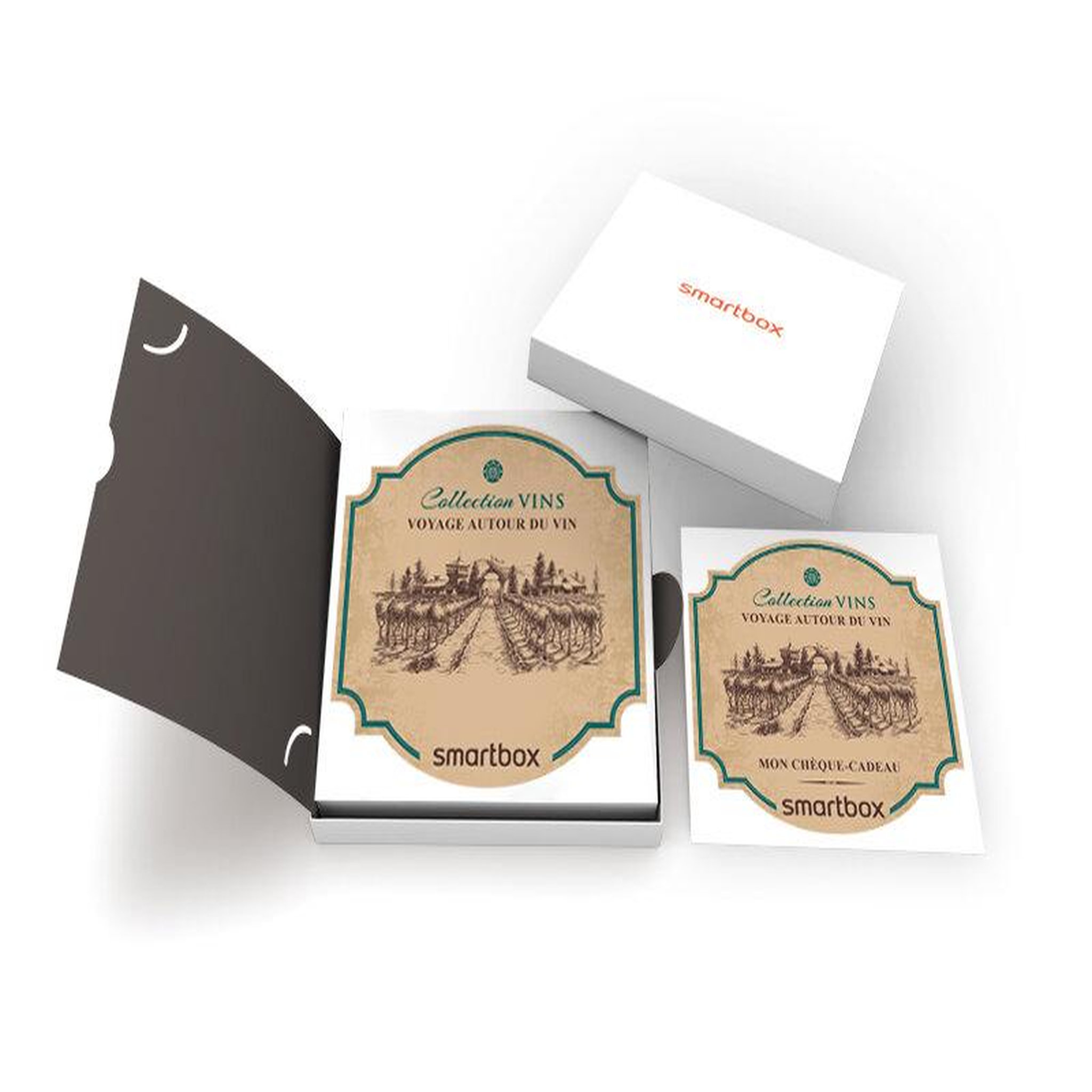 Voir la diapositive 2 : Smartbox Voyage autour du vin - coffret cadeau séjour