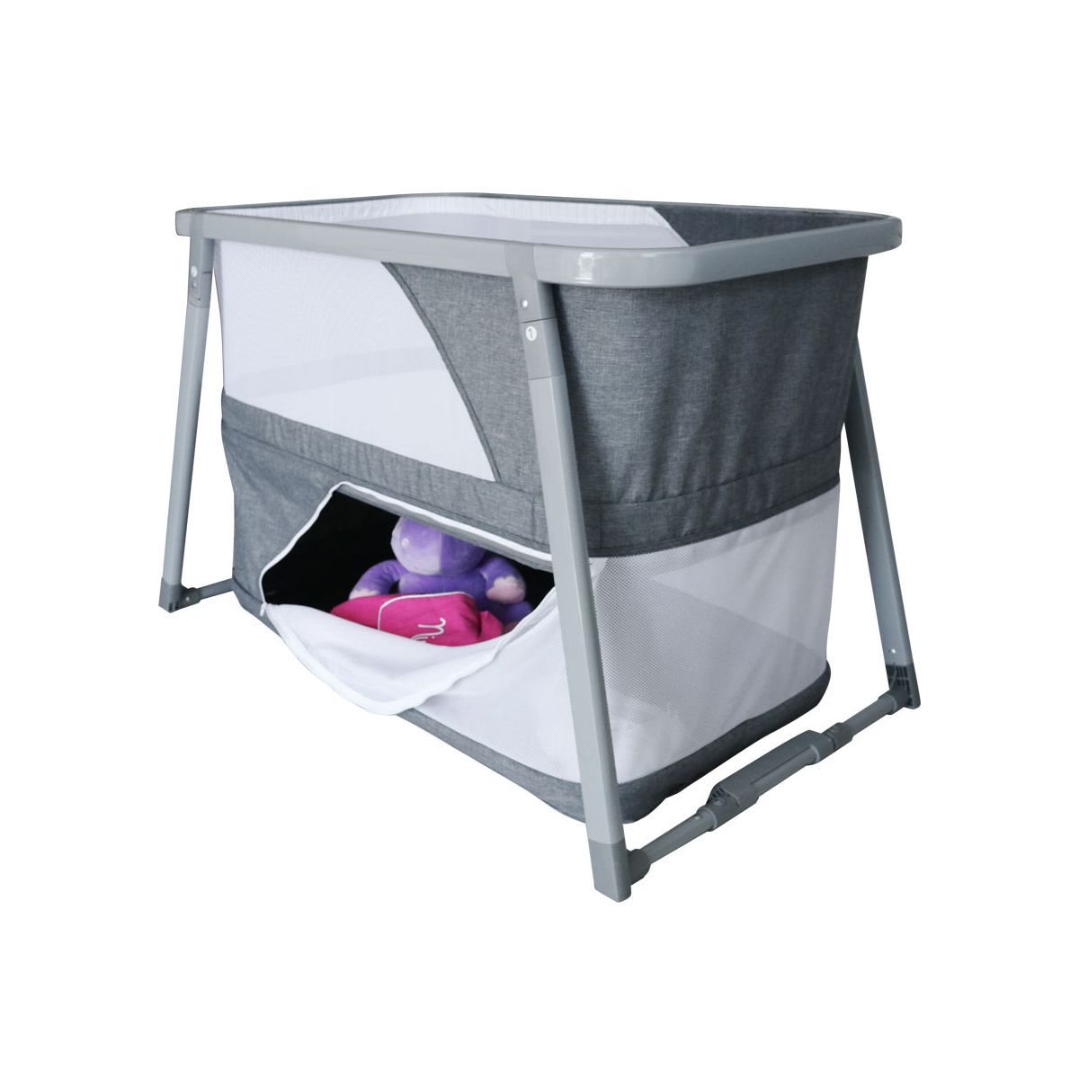 NANIA Lit pliant bébé 3 en 1 LIDO gris