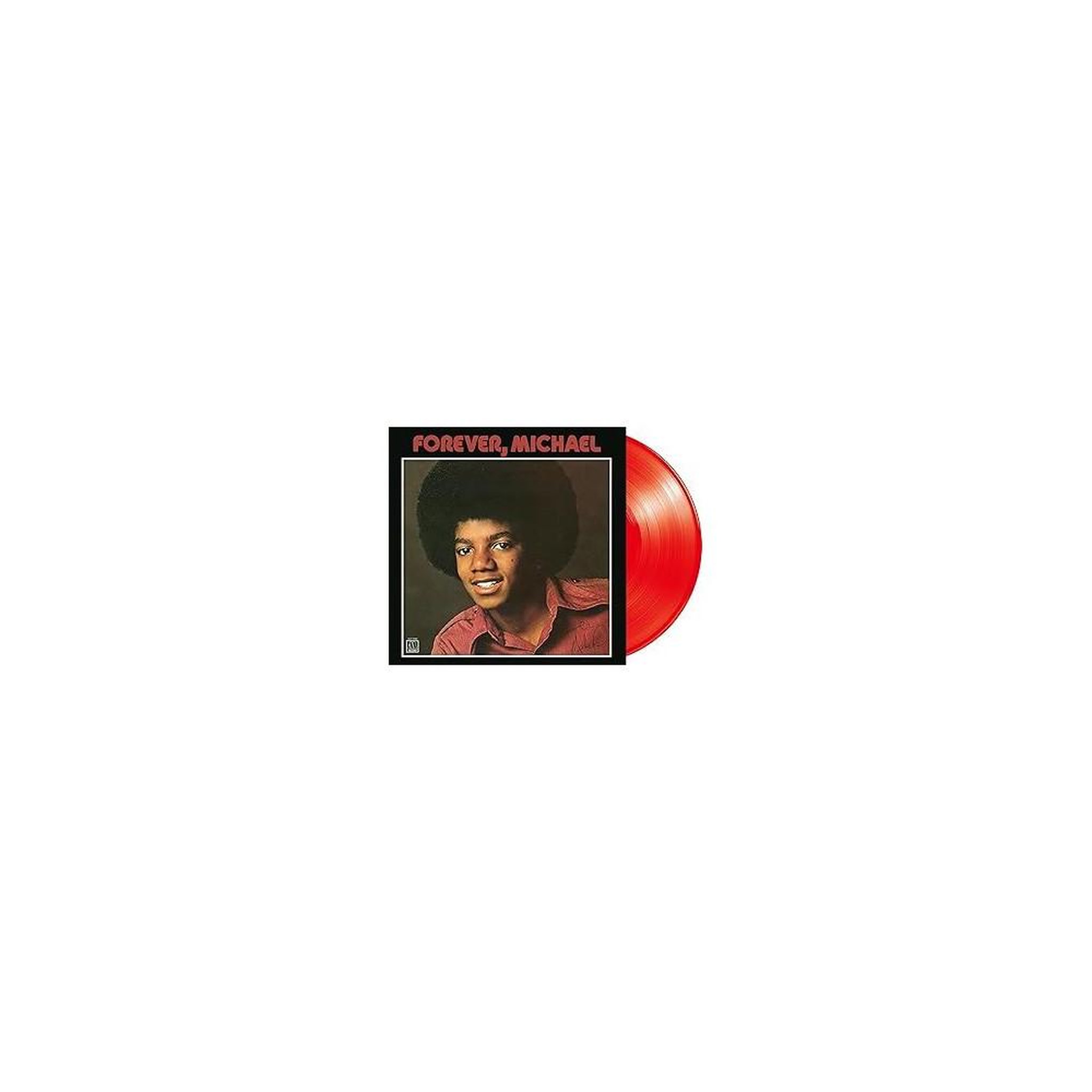 Vinyle 180 g édition limitée rouge translucide michael forever, michael