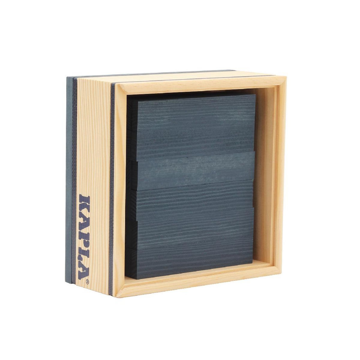 Kapla Carré 40 planchettes  - Bleu Foncé