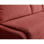 Voir la diapositive 4 : LISA DESIGN Palmira - canapé d'angle droit - 4 places - convertible couchage quotidien - matelas 14 cm - en velours côtelé