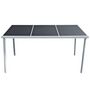 Voir la diapositive 2 : VIDAXL Table de jardin 150x90x74 cm Noir Acier