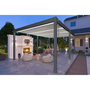 Voir la diapositive 9 : Pergola Bioclimatique autoportée 4x6 m - Anthracite/blanc -  VS OmBREA®