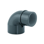 JARDIDECO Coude PVC pression 90° réduit MF/F à coller Ø 63 mm - Fitt