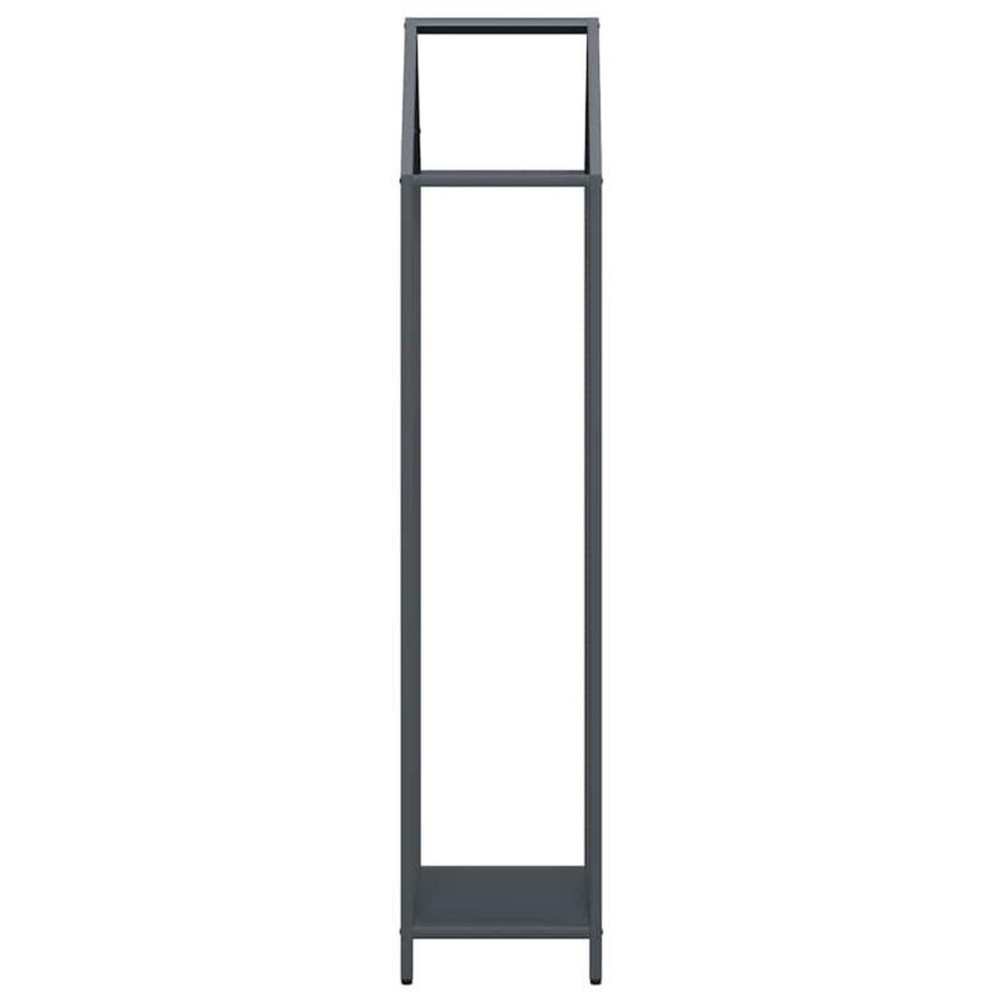 Voir la diapositive 6 : VIDAXL Portant de bois chauffage anthracite 40x25x120 cm