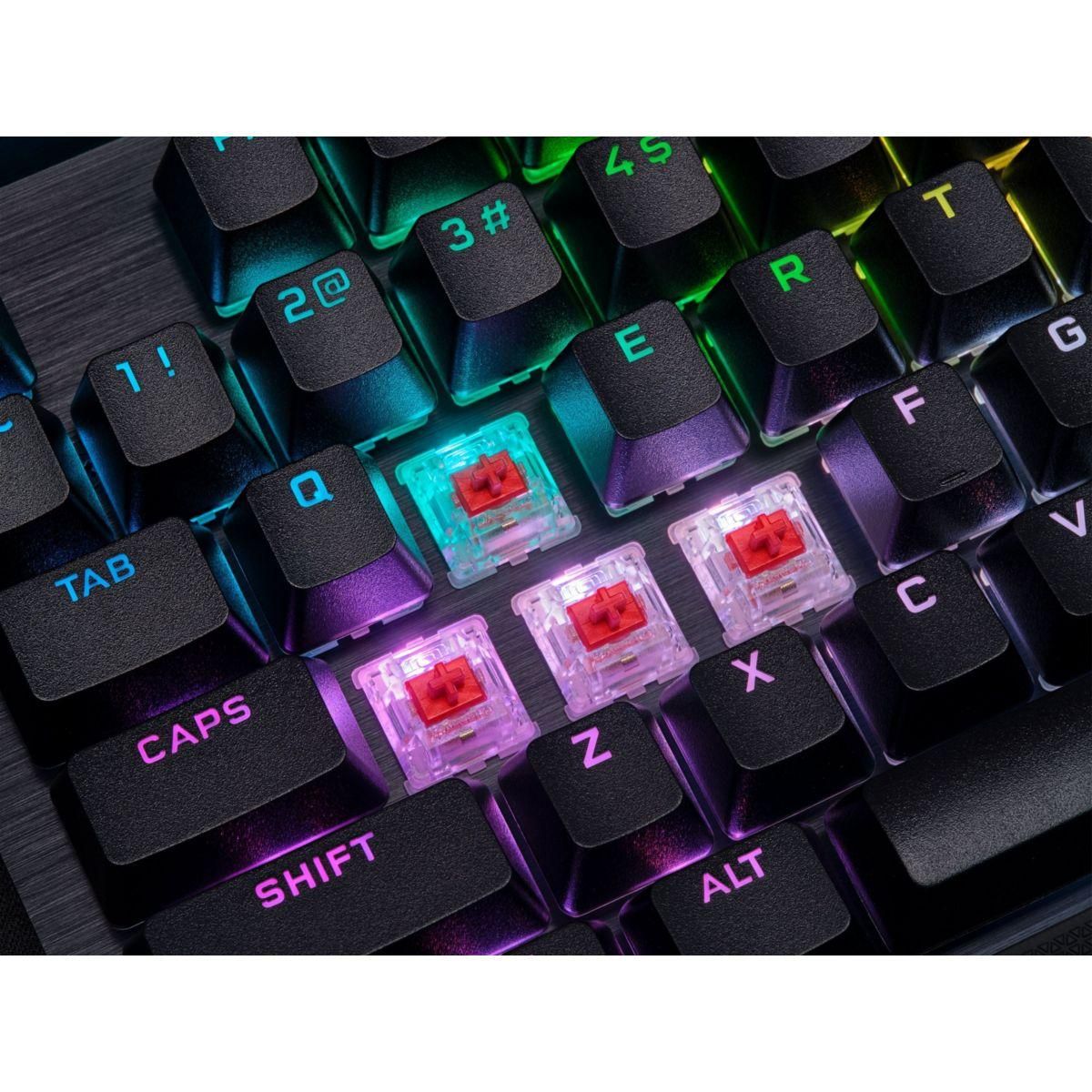 Corsair Clavier gamer K70 RGB PRO MX RED