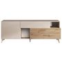 Voir la diapositive 2 : BEST MOBILIER Estelle - meuble tv - 2 portes et 1 tiroir - 181 cm