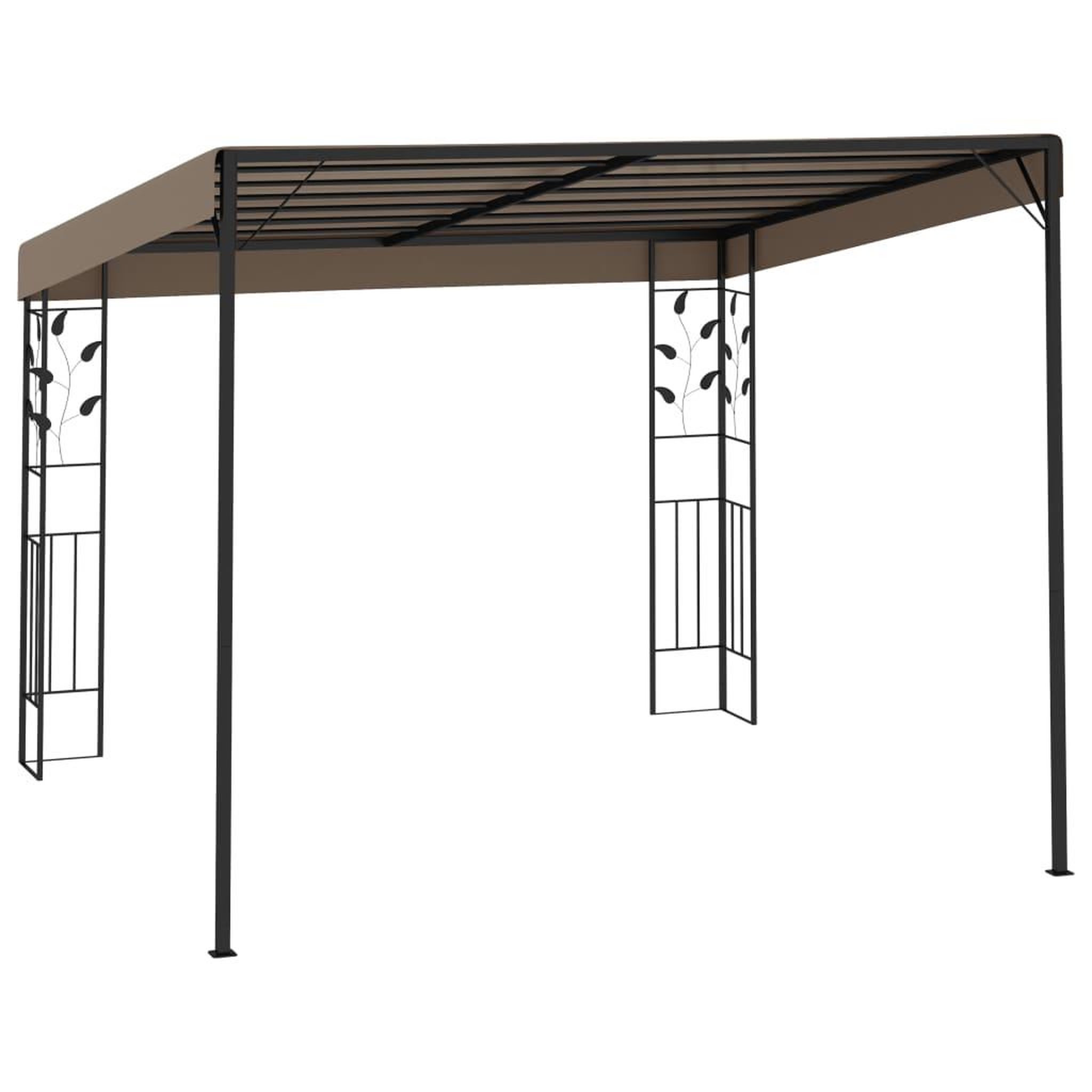 Voir la diapositive 4 : VIDAXL Belvedere mural 3x3x2,5 m Taupe