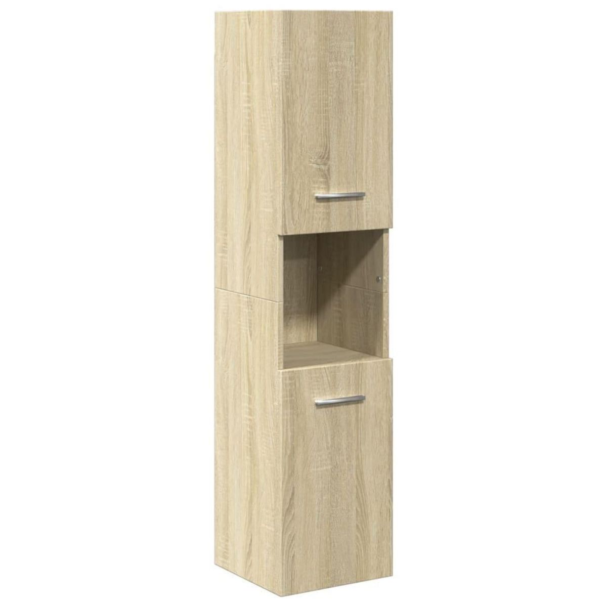 VIDAXL Armoire de salle de bain Chene sonoma 30x30x130 cm Agglomere