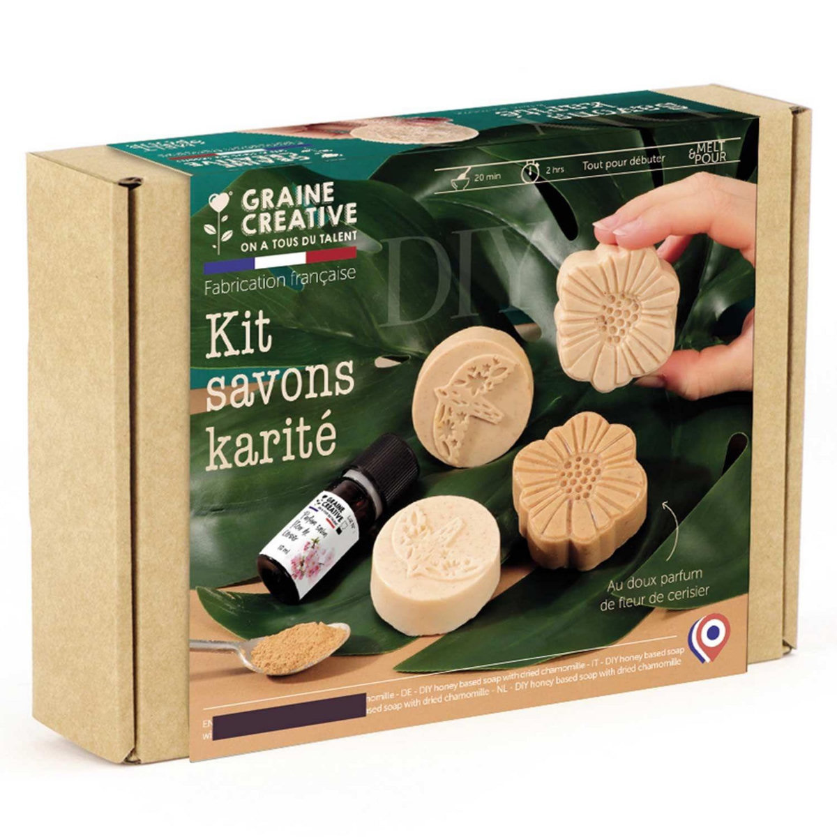 Graine créative Coffret DIY savons au karité