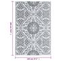Voir la diapositive 6 : VIDAXL Tapis d'exterieur ARAKIL Gris clair 120x180 cm PP