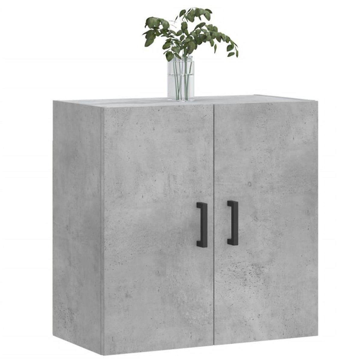VIDAXL Armoire murale gris beton 60x31x60 cm bois d'ingenierie