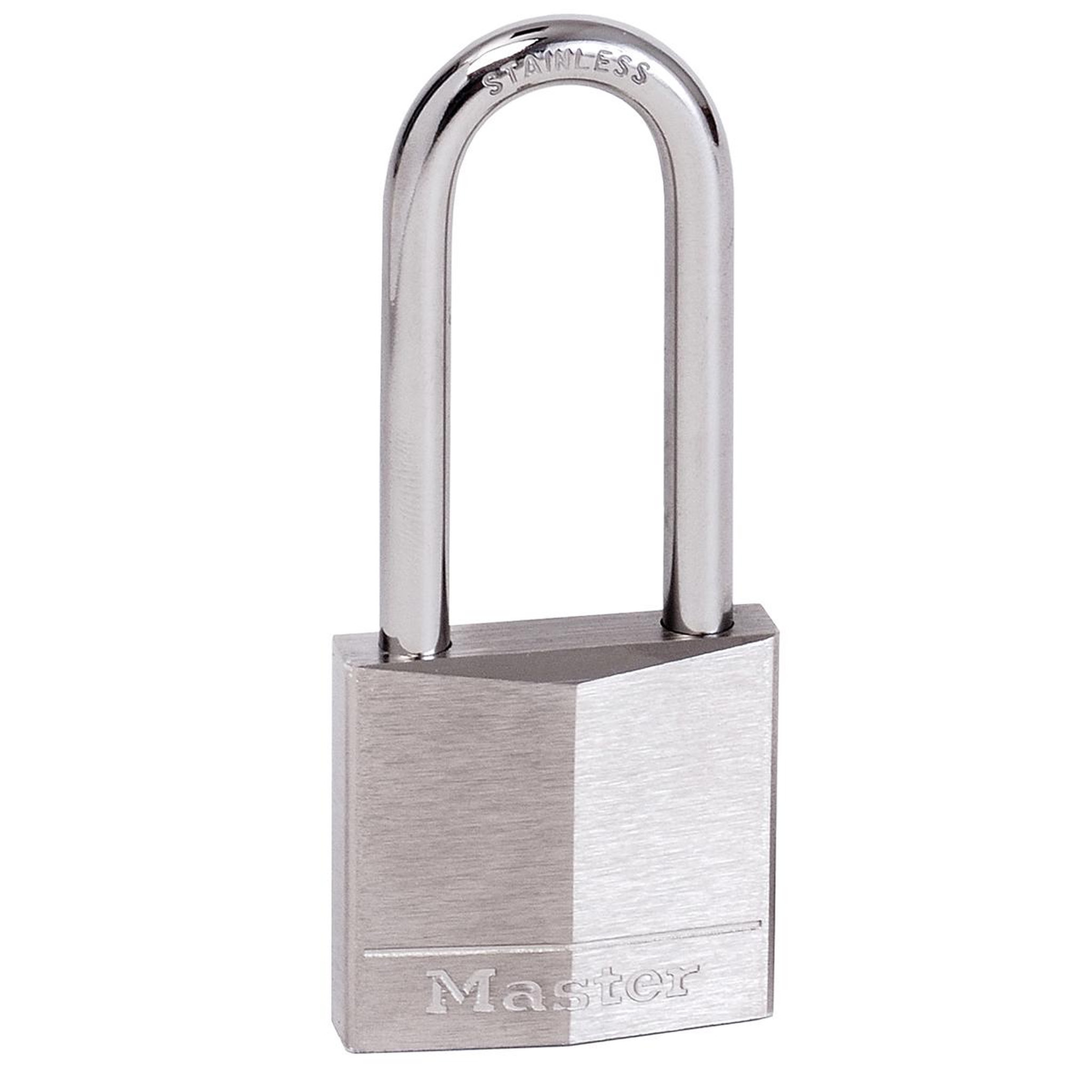 Master lock 640eurd cadenas marin avec clés et anse longue, gris, 9,5 x 4 x 1,3 cm