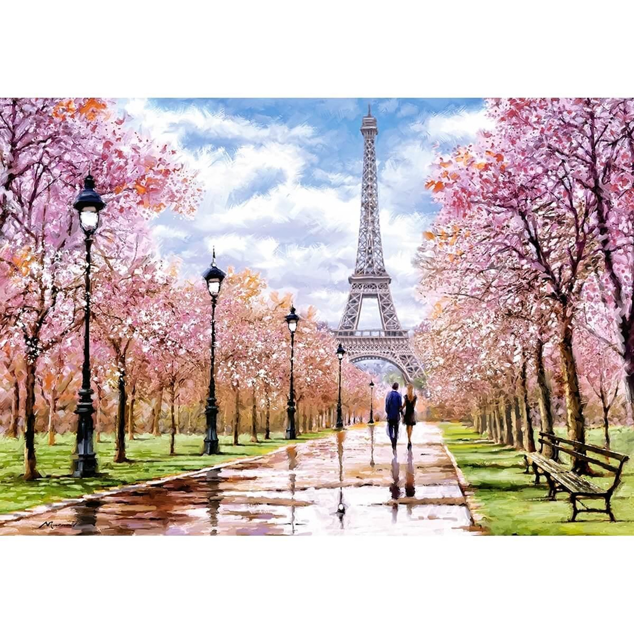 Castorland Puzzle 1000 pièces : une romantique balade dans paris