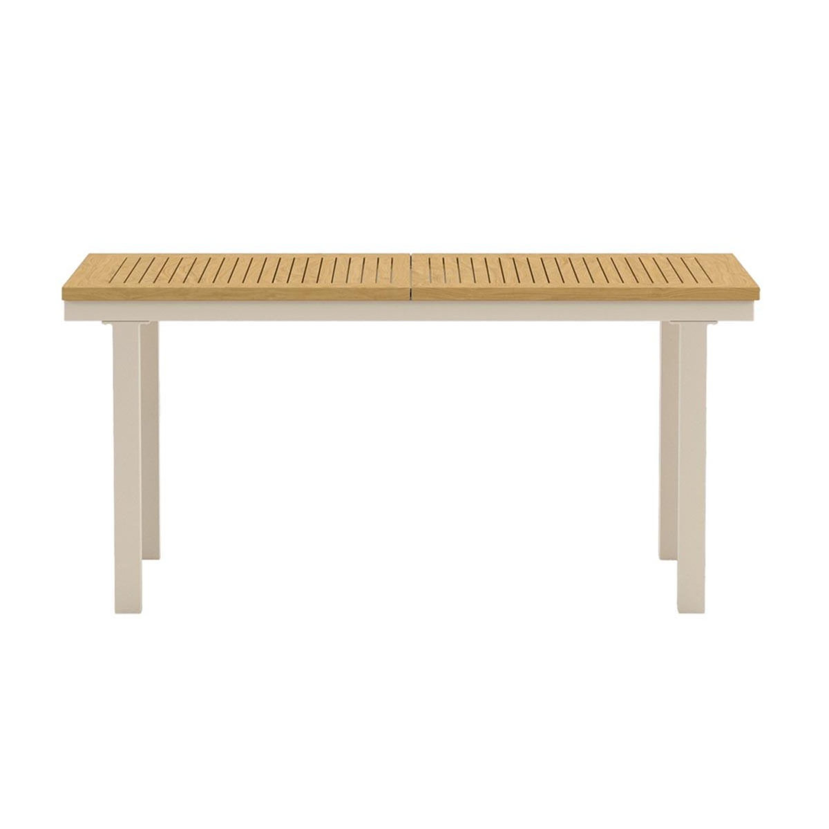 Paris Prix Table de Jardin Extensible  Panama  160-240cm Naturel & Beige