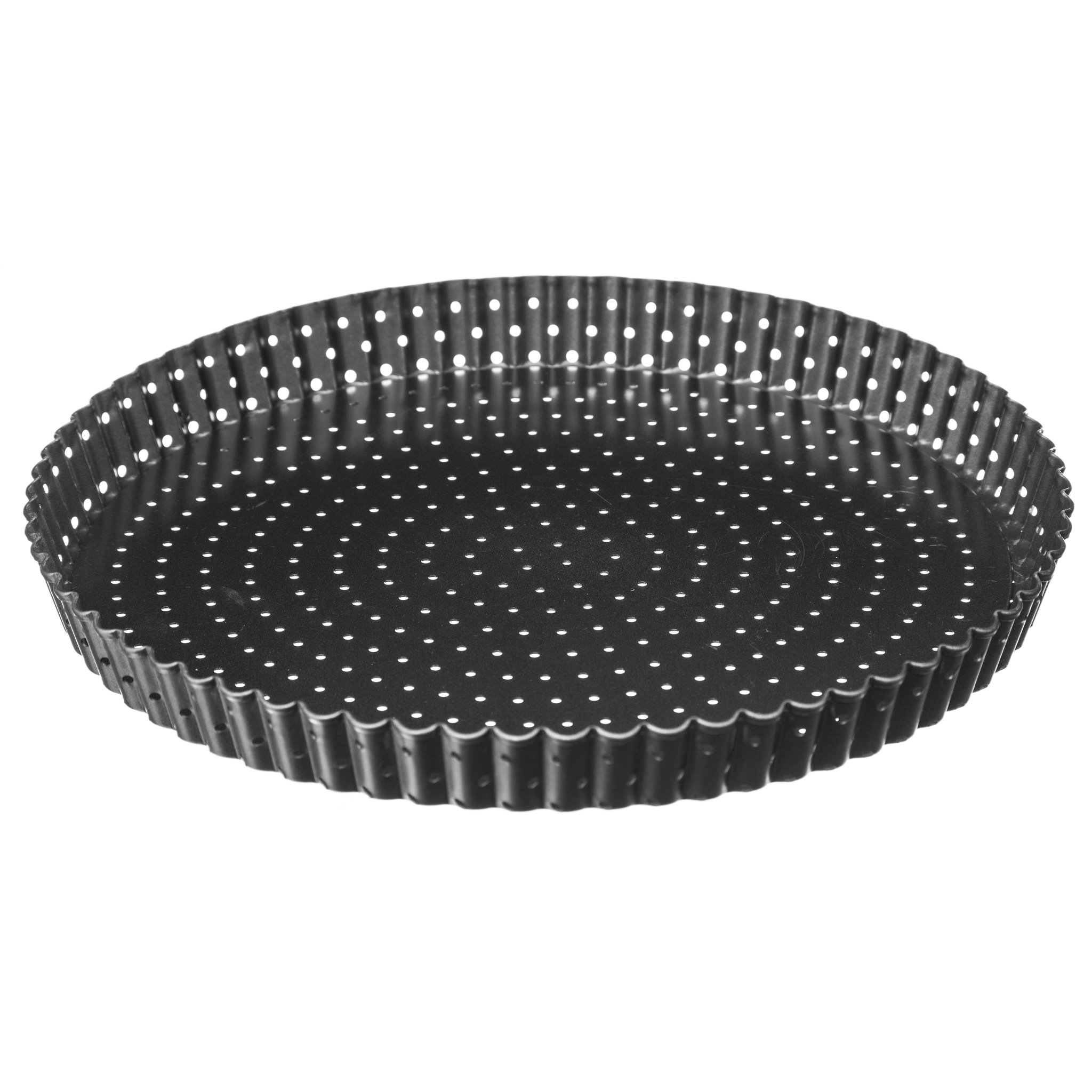 SECRET DE GOURMET Moule acier à tarte rond 28 cm